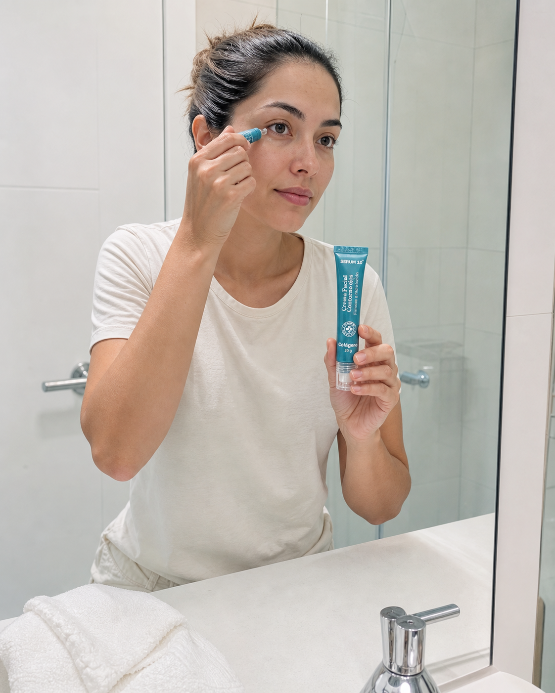 Serum 10 crema facial contorno de ojos