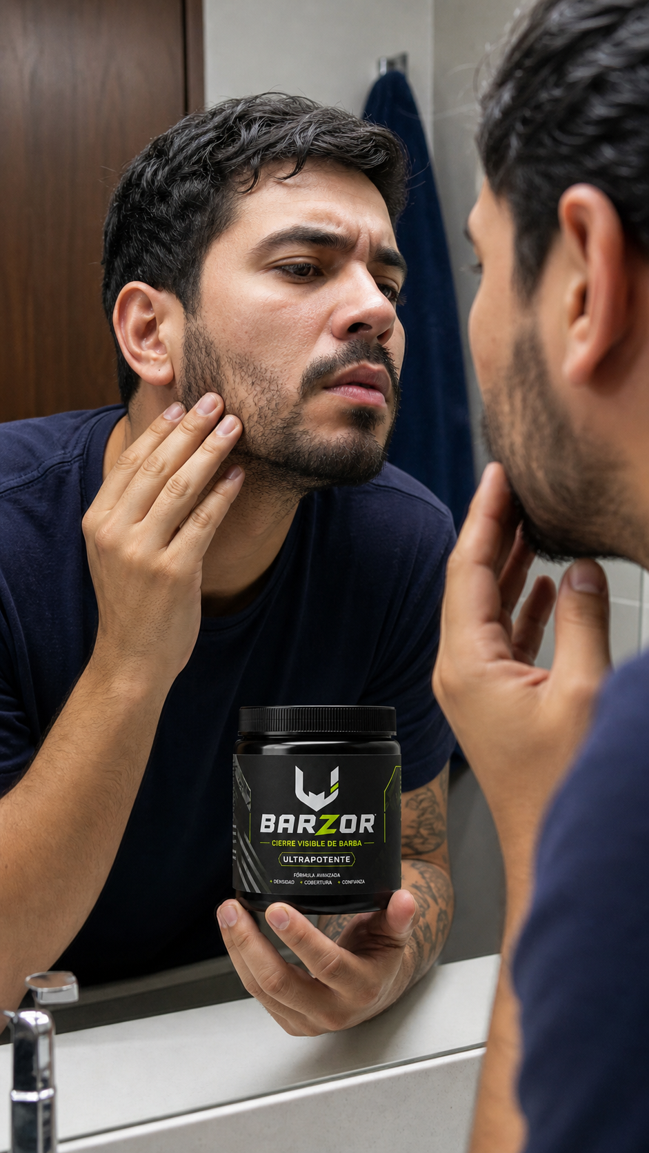 BARZOR | Cierre Visible de Barba