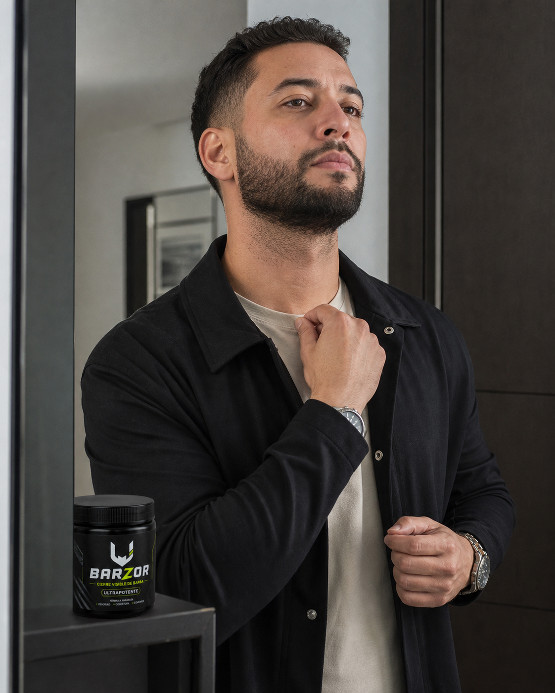 BARZOR | Cierre Visible de Barba