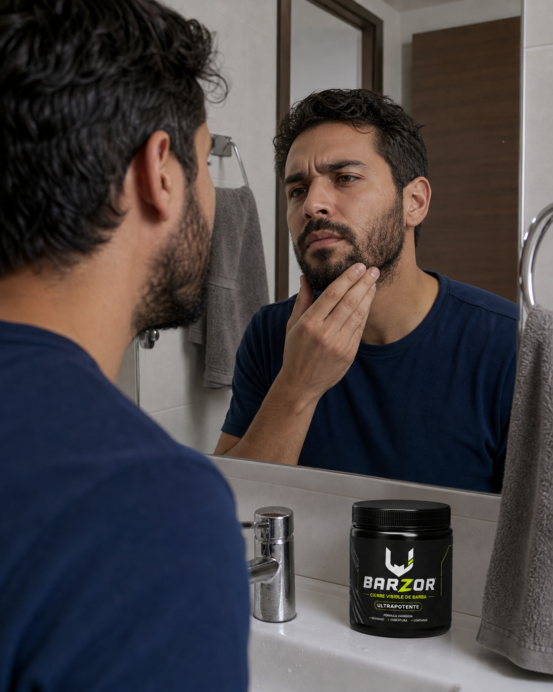 BARZOR | Cierre Visible de Barba